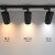 开尔照明（CARE）LED轨道灯 30W 白光 导轨式背景墙灯商用节能店铺射灯 国际系列 黑色