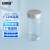 安赛瑞 样品瓶 塑料广口竹节包装瓶 固体片剂胶囊小药瓶 透明200ml 10个 6A00403