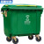 富都华创 户外大型环卫垃圾桶移动垃圾车带轮带盖垃圾箱 餐余垃圾660升 FDHC-LJC-5