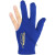 赛瑞佳台球手套三指手套桌球球房台球厅专用左右手定制Logo 普通款蓝色