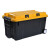 稳斯坦 W5301 移动拉杆式塑料储物箱 杂物工具存储收纳箱整理箱 炫酷黑51*29*32cm