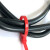 聚远 JUYUAN 彩色尼龙扎带（500根╱包）3×150mm 红色 自锁式彩色尼龙捆扎带 绑线带束线工具 2包起售