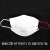 安丹达新型纳米口罩 成人NF103015白色3层透气口罩水洗10只反复用 NF103015-10只/包 白色/10只 均码