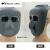 LISM电焊面罩焊工眼镜防护头戴式氩弧焊烧焊护脸防烤面具焊帽 灰镜五个送一个绑带(不含面具)