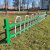 花坛草坪护栏栅栏锌钢园林绿化隔离栏菜园篱笆围栏铁艺栏杆 组装纯白色-高0.5m*长3.05m【一米价格】