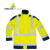 404011荧光服防寒雨服套装安全交通服装标志防冻保暖环卫衣 404014荧光黄海军蓝 S