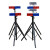 承豆 太阳能LED爆闪灯 移动路障灯路口警示灯 小分体四组+移动支架