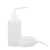 汉河塑料白色弯头管洗瓶 带刻度LDPE冲洗瓶 加厚洗瓶定制 1000ml 1个