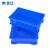 箱大王 Xlj-04 加厚塑料周转箱 零件盒螺丝工具箱 3#蓝加高520*350*285mm