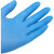 爱马斯 AMMEX APFNC44100一次性手套蓝色丁腈手套标准型无粉左右手通用 麻面 中码*100只/盒