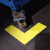 汀白 L型地面四角定位贴车间定置标识管理物品标识贴(颜色备注) 15*5cmL型黄色60个