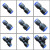 气动快速插接头4mm6mm8mm12mm气管直通断管对接空压机气泵配件 插外径10mm变12mm气管变通