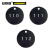 安赛瑞 圆形塑料号码吊牌 工作场所数字分类牌超市寄存牌 编号101至200 100个装 直径29mm 黑白 14776