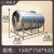 定制不锈钢304卧式水箱储水桶加厚楼顶厨房蓄水罐大容量吨桶 0.5吨卧式常规加厚水箱送支架