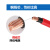 珠江电缆 国标铜芯电线电缆BVV-450/750V-25平方多股硬线 红色（一米价）