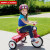 Radio Flyer美国品牌儿童三轮车脚踏车 宝宝1-3-5岁自行手推车遛娃三轮车 有篮子折叠-#416中国红1.5-3岁