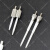 百千分表高度规M2.5塑钢测针POM塑胶测头防划伤测针防磁绝缘测针 球型测头--M2.5直径3.0长7.
