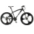 LAUXJACK成人山地自行车男款越野赛车24寸女式变速单车青少年学生公路跑车 【顶配】辐条轮-白色 27.5英寸 21速