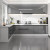 家易澳2024新款家用大理石岩板橱柜水槽柜厨房一体柜组合厨房柜子橱柜灶 灶台款 80cm