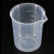 赫思迪格 塑料刻度烧杯 无手柄具嘴测量杯塑料量杯 100ml HHW-234