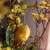 掬涵Lemon设计师花束柠檬果子餐厅装饰花艺套装摆件复古艺术门厅装饰 艺术陶罐C（高25cm）+花束