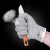 久匀 5级防割手套 防切割耐磨手套厨房防刀割手套 HPPE防划手套 灰色一双 XL(26cm)