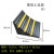 橡胶三角木止退器实心货车大货车橡胶止退器止滑器停车栔斜坡垫 260*118*180mmm直条