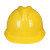 同固 一盾标准V型国标安全帽工地建筑工程施工帽领导安全头盔电力电工监理劳保防砸 黄色