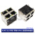 RJ45插座网络接口RJ11 8P8C 1x1 1x2 1x4 1x8 2x4 2x8 带灯百千兆 RJ45 2x2 双层 带灯 带弹