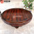 新中式实木转盘圆桌家用餐桌1米6 老挝家具