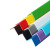 谋福（CNMF）PVC塑料防撞条 护角条楼梯包角 墙角桌子防撞包边条（2.5cm宽 1米天蓝）