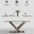 迪涛 岩板餐桌现代简约轻奢亮光意式家用小户型长方形餐桌椅组合 羊脂白玉亮光岩板 1.3米单餐桌