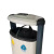 南 GPX-215 户外分类垃圾桶 环保公用不锈钢垃圾箱分类果皮桶