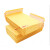 适用黄色纸气泡信封袋防水防震自封泡沫袋快递包装袋工厂 18x20+4cm(大箱550只)
