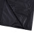 厚创 户外连体加长款雨衣单人时尚成人男女风衣保安巡逻站岗雨衣可印字 黑色 XL（175-180cm）