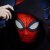 蜘蛛侠头套 cos面具全脸搞怪沙雕黑化英雄远征网红面罩 迈尔斯镜片头套 儿童版【12岁以下】