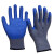 皱纹塑胶手套浸胶耐磨防滑橡胶工作劳保防护胶皮手套 棉线皱纹24双装