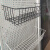洞洞板配件多孔板网片挂篮展示架置物篮厨房收纳筐超市货架篮子 白色 挂篮