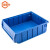 金固牢 KCzy-207 分隔式零件盒 工具收纳箱螺丝盒物料盒 蓝色小1号（300*117*90）