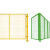 铁朝代 车间隔离网仓库围栏工厂设备防护网厂区围栏隔离网移动隔断铁丝网 加厚款1.2米高*3米宽