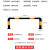 中吉万兴 U型钢管护栏挡车防撞栏道路隔离栏加油站M型防护栏加厚隔离立柱 U型76*2000*60*1.5黑底黄膜