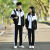 拜勒尼12-17岁青少年春秋季运动服套装班服高中生学院风韩版男女外套初 外套 S