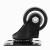 冰禹 BYA-44 黑色轻音耐磨脚轮 工业金钻轮PVC双轴承滑轮家具平板轮子 1.5寸万向轮 