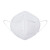 朝美口罩6005-1 折叠式KN95防尘口罩 白色 均码 10天 