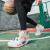 HMADNKAJ欧文7代8篮球鞋男女低帮减震轻便软底透气学生潮流休闲运动鞋防滑 白蓝 36