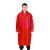 劳保佳 防水雨披雨衣 eva类旅游雨衣 成人非一次性连体环保透明户外雨衣 红色宽口 均码