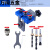 漂傲三合一打孔器木工开孔定位器钻头家具连接件打孔安装辅助器工具 套装1