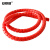 安赛瑞 束线管 电线整理收纳管 束线管电线装饰螺旋保护套 8mm红色 2米 5C00226