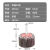 定制适合带柄叶轮磨头百叶轮纱布打磨头除锈砂纸圈砂轮百叶片砂纸 柄6*外径40*厚度25(80目) 5个装