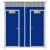 幕山络移动厕所户外卫生间户外临时厕所定制款4.1*1.1*2.35M蓝色四联排